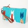 ADBG344 American Darling Aztec Saddle Blanket Western Style Wristlet Clutch Bag