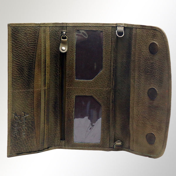 ADBGM112 Minimalist Genuine Leather Clutch Crossbody Bag