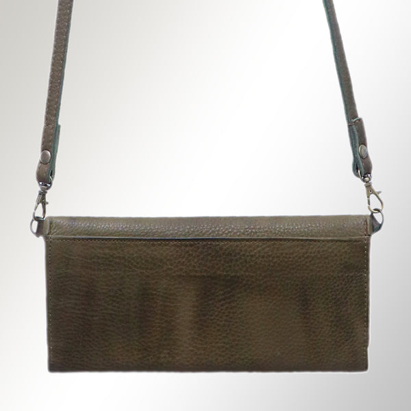 ADBGM112 Minimalist Genuine Leather Clutch Crossbody Bag