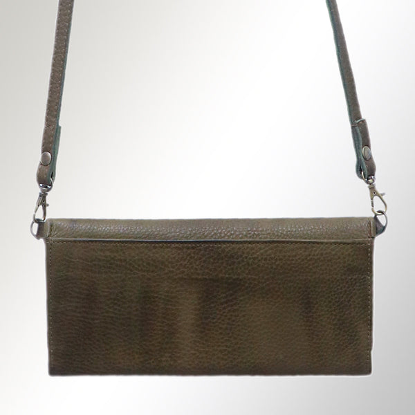 ADBGM112 Minimalist Genuine Leather Clutch Crossbody Bag