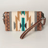 ADBG906 American Darling Handcrafted Hand Tooled Leather Saddle Blanket Envelope