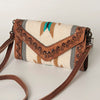 ADBG906 American Darling Handcrafted Hand Tooled Leather Saddle Blanket Envelope