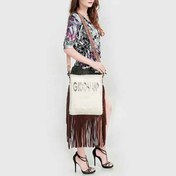 ADBGS192 Large Crossbody Genuine Western Leather Women Bag Annie
