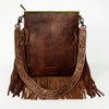 ADBGS192 Large Crossbody Genuine Western Leather Women Bag Sage
