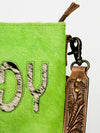 ADBGS192 Large Crossbody Genuine Western Leather Women Bag Sage