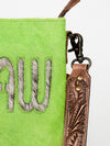 ADBGS192 Large Crossbody Genuine Western Leather Women Bag Sage