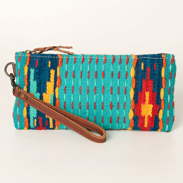 ADBG344 American Darling Aztec Saddle Blanket Western Style Wristlet Clutch Bag