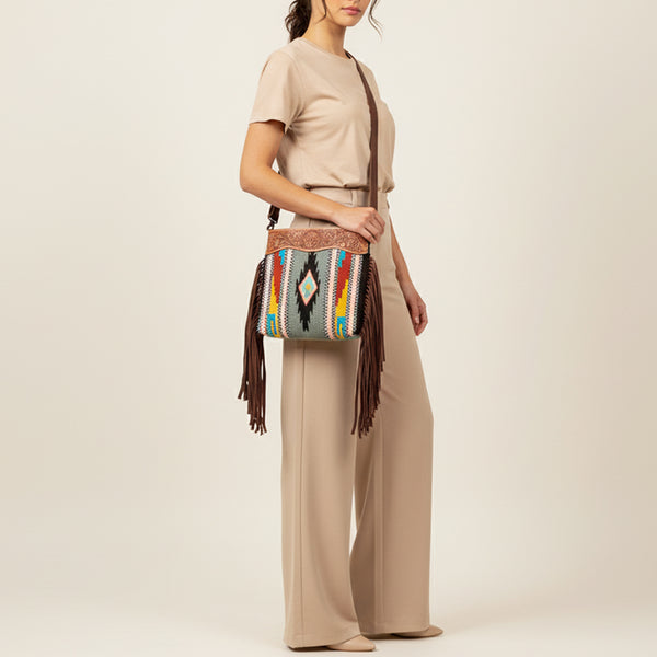 LC-ADBGZ641C Crossbody Genuine Western Leather Women Bag