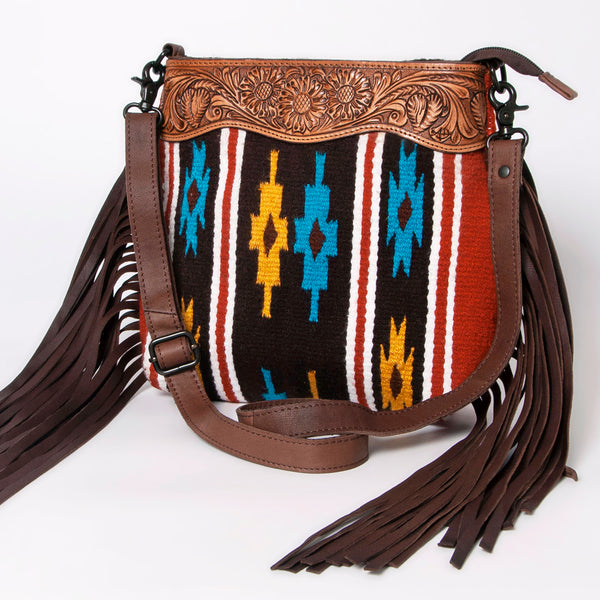 LC-ADBGZ641D Crossbody Genuine Western Leather Women Bag