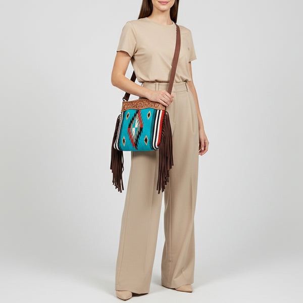 LC-ADBGZ641E Crossbody Genuine Western Leather Women Bag
