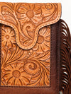 ADBG943 American Darling Handcrafted Hand Tooled Floral Leather Cell phone holder
