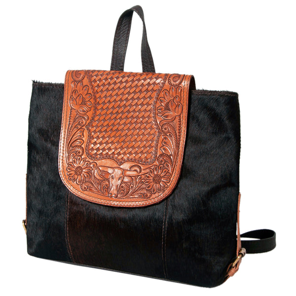 LC-KBK125 Backpack Genuine Leather women bag western Bag