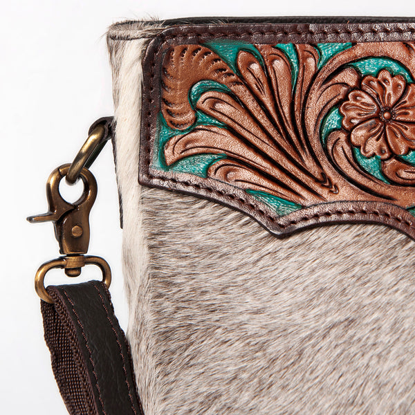KBA112 Crossbody Genuine Leather women bag western Bag