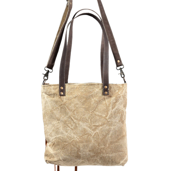 LC-KB368 Tote Upcycled Canvas Ladies Bag