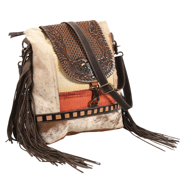 LC-KB372 Messenger Upcycled Canvas Ladies Bag