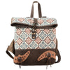 LC-KB377 Backpack Upcycled Canvas Ladies Bag