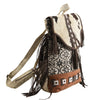 LC-KB378 Backpack Upcycled Canvas Ladies Bag