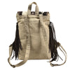LC-KB378 Backpack Upcycled Canvas Ladies Bag
