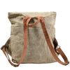 LC-KB381Backpack Upcycled Canvas Ladies Bag