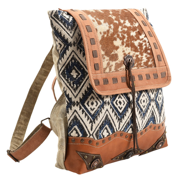 LC-KB381Backpack Upcycled Canvas Ladies Bag