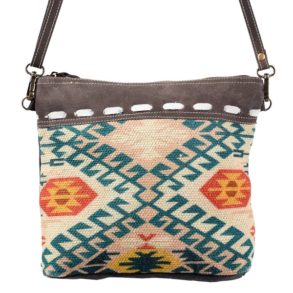 LC-KB395 Crossbody Upcycled Canvas Ladies Bag