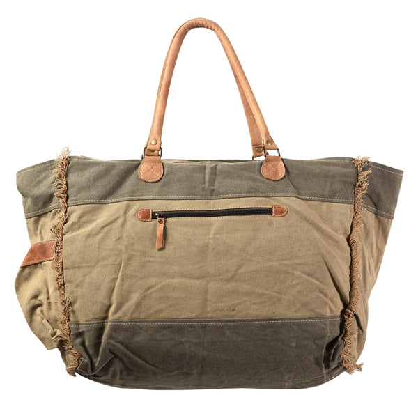 LC-KB412 Weekender Upcycled Canvas Ladies Bag