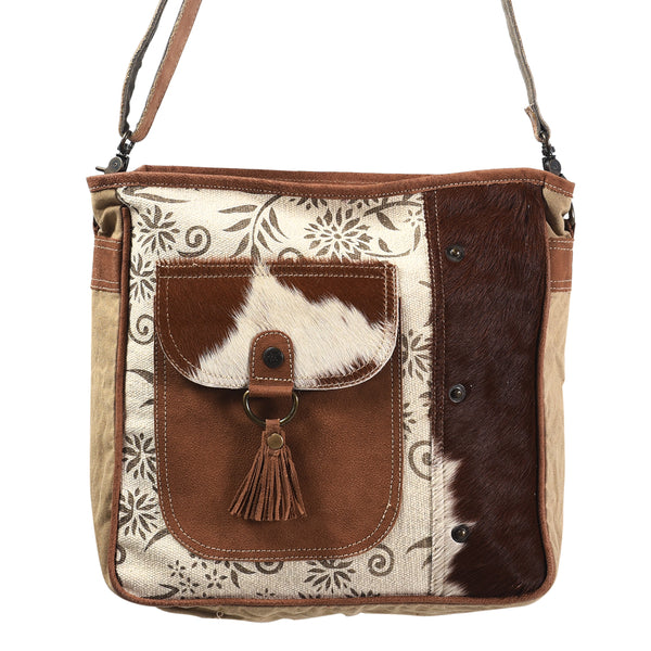 LC-KB414 Messenger Upcycled Canvas Ladies Bag
