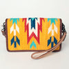 ADBG485 American Darling Saddle Blanket Leather Organiser Bag