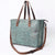 ADBG962 Crocodile Embossed Genuine Leather Western Tote Compact Handbag by American Darling