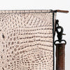 ADBG971 American Darling Crocodile Embossed Western Leather Messenger Bag