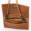 ADBG973 American Darling Crocodile Embossed Western Leather Wallet Bag