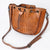 ADBG975 American Darling Crocodile Embossed Western Leather Bucket Bag