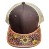 LC-ADCP102E Genuine Western Leather Men Women Cap