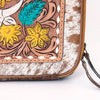 ADBGA300 American Darling Western Hand Tooled Leather Hair-On Cowhide Jewelry Case