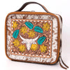 ADBGA300 American Darling Western Hand Tooled Leather Hair-On Cowhide Jewelry Case