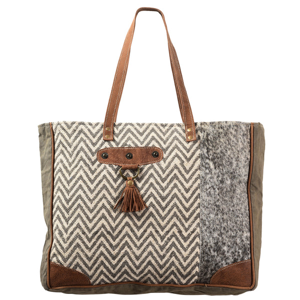 LC-KB418 Weekender Upcycled Canvas Ladies Bag