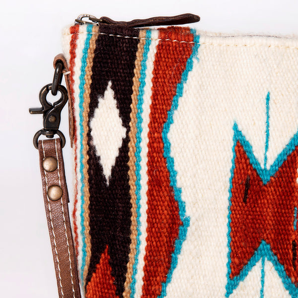 ADBG1001 American Darling Handwoven Saddle Blanket Western Crossbody Bag Genuine Leather