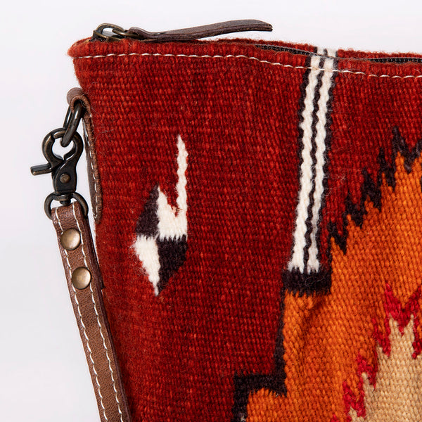 ADBG1001 American Darling Handwoven Saddle Blanket Western Crossbody Bag Genuine Leather