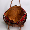 ADBG1002 American Darling Handwoven Saddle Blanket Western Tote Bag Leather Strap