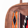 ADBG1011 American Darling Handwoven Saddle Blanket Leather Backpack