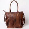 ADBG1013 American Darling Handwoven Saddle Blanket Leather Tote Bag Western Style