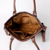 ADBG1013 American Darling Handwoven Saddle Blanket Leather Tote Bag Western Style