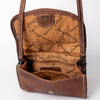 ADBG1016 American Darling Handwoven Saddle Blanket Leather Small Crossbody Bag Western Flap Purse