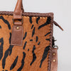 ADBG1019 American Darling Hair-On Leather Tote Bag Handcrafted Western Carryall
