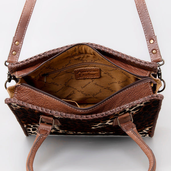 ADBG1021 American Darling Western Hair-On Cowhide Genuine Leather Tote Bag