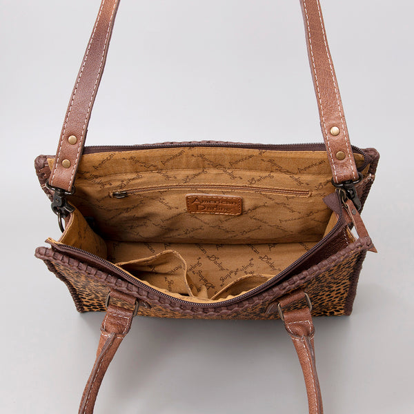 ADBG1021 American Darling Western Hair-On Cowhide Genuine Leather Tote Bag