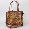 ADBG1021 American Darling Western Hair-On Cowhide Genuine Leather Tote Bag