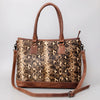 ADBG1022 American Darling Western Hair-On Cowhide Leather Tote Bag