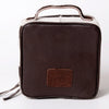 ADBGA311 American Darling Hair-On Cowhide Genuine Leather Travel Jewelry Case
