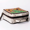 ADBGA311 American Darling Tooled Leather and Cowhide Floral Western Jewelry Case